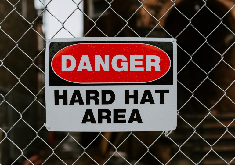 Signage that must be included in an industrial building