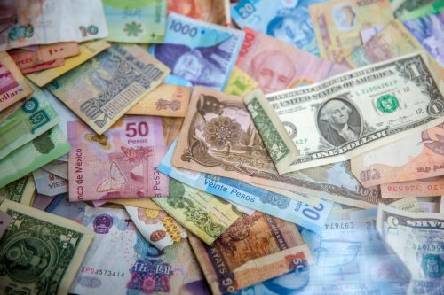 Currency Exchange Operations with the Power of a Mixed Money Counter
